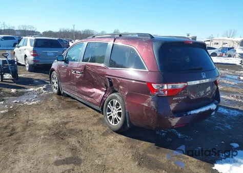 2013 Honda Odyssey Ex из США, поврежденный, VIN 5FNRL5H44DB089369